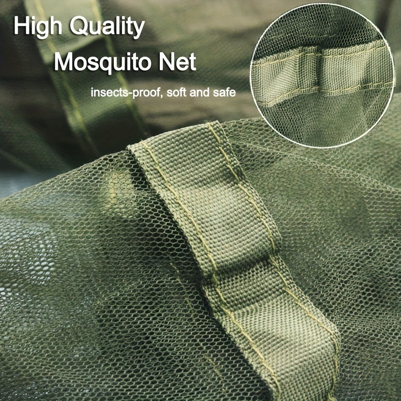2025 Upgraded Version Ultra-light Camping Hammock With Mosquito Net, Double-layer Anti-mosquito Net, 0.8kg Portable Hammock, Load-bearing Capacity Of 400 Pounds, Can Accommodate 1-2 People