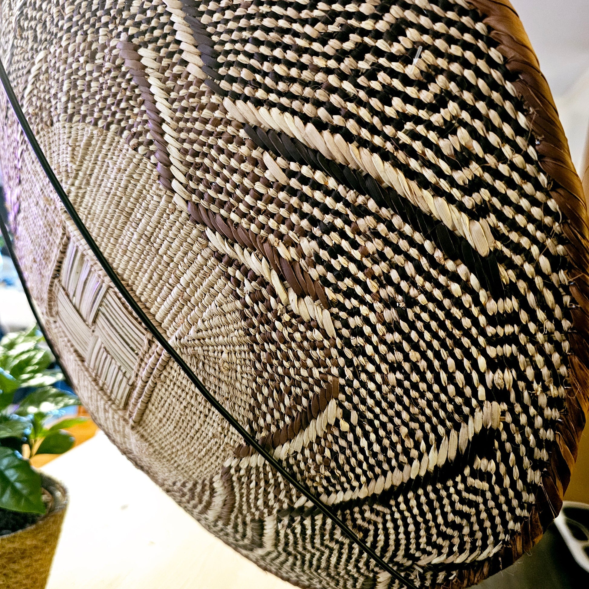 Handmade Wall Baskets | African Zimbabwe Baskets | Boho Wall Decor | E45.-2