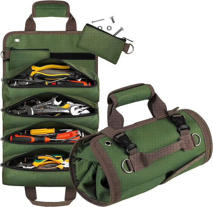 Multi-Purpose Tool Bag High Quality Professional Multi Pocket Hardware Tools Pouch Roll up Portable Small Tools Organizer Bag