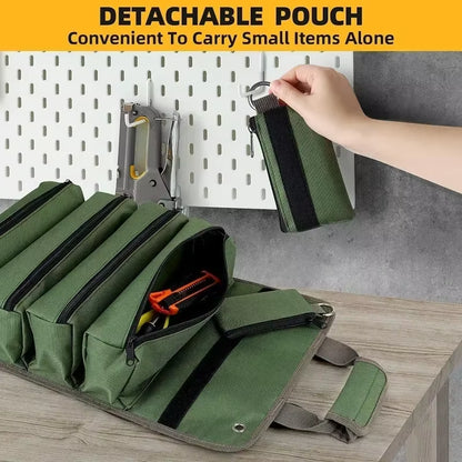 Multi-Purpose Tool Bag High Quality Professional Multi Pocket Hardware Tools Pouch Roll up Portable Small Tools Organizer Bag